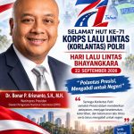 Dr. Bonar P. Krisnanto Ucapkan Selamat Hari Lalu Lintas Bhayangkara 2026